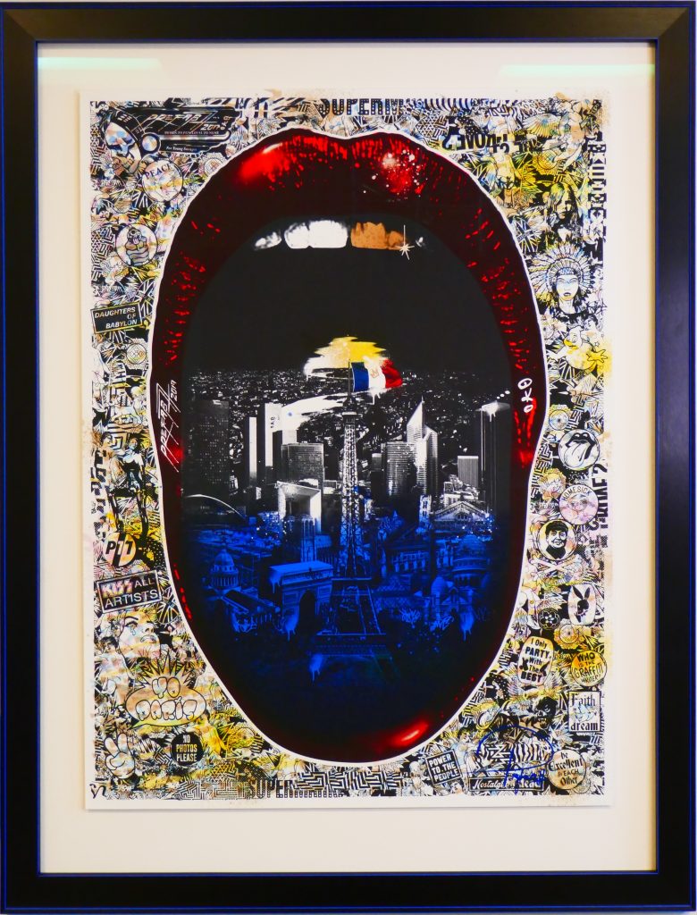 <strong>Lick Paris</strong><br>
Peter Manning (Prefab77)<br>
2019<br>
<br>
Archival pigment print in colors on Fine Art paper