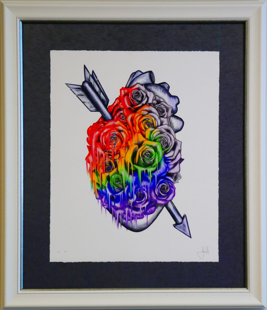 <strong>The Pride Heart </strong><br>
Jenna Morello<br>
2022<br>
<br>
Archival Pigment Print on Hand-Deckled 290gsm Moab Entrada Fine Art Paper