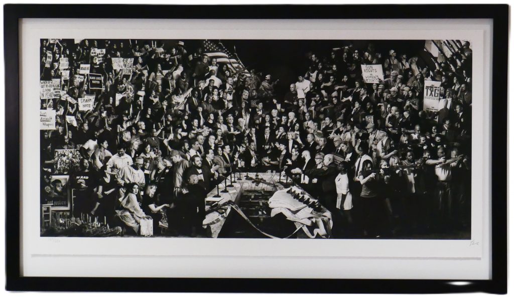 <strong>The Gun Chronicles: A Story of America</strong><br>
JR<br>
2018<br>
<br>
Lithograph on Marinoni machine on 300 gram paper