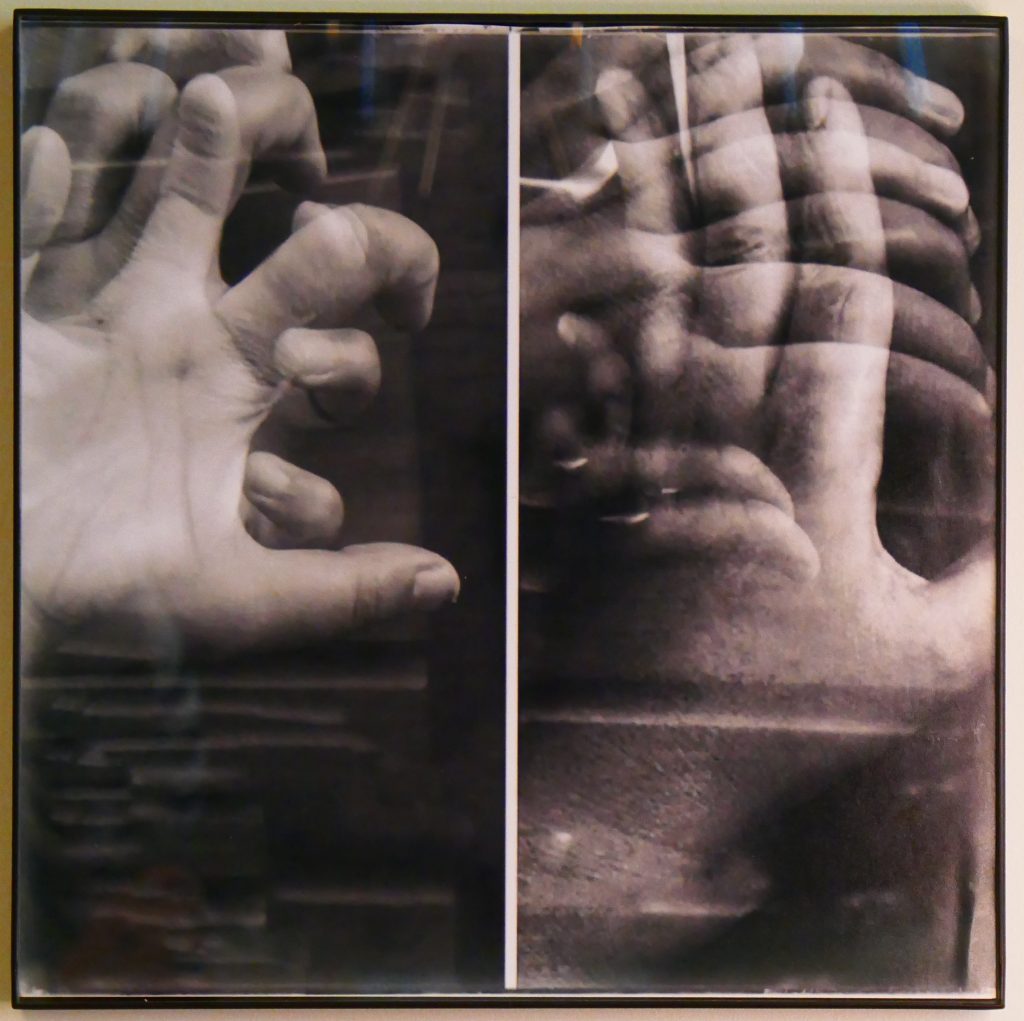 <strong>There Hands</strong><br>
Tameca Coleman<br>
2025<br>
<br>
Black and white digital photography