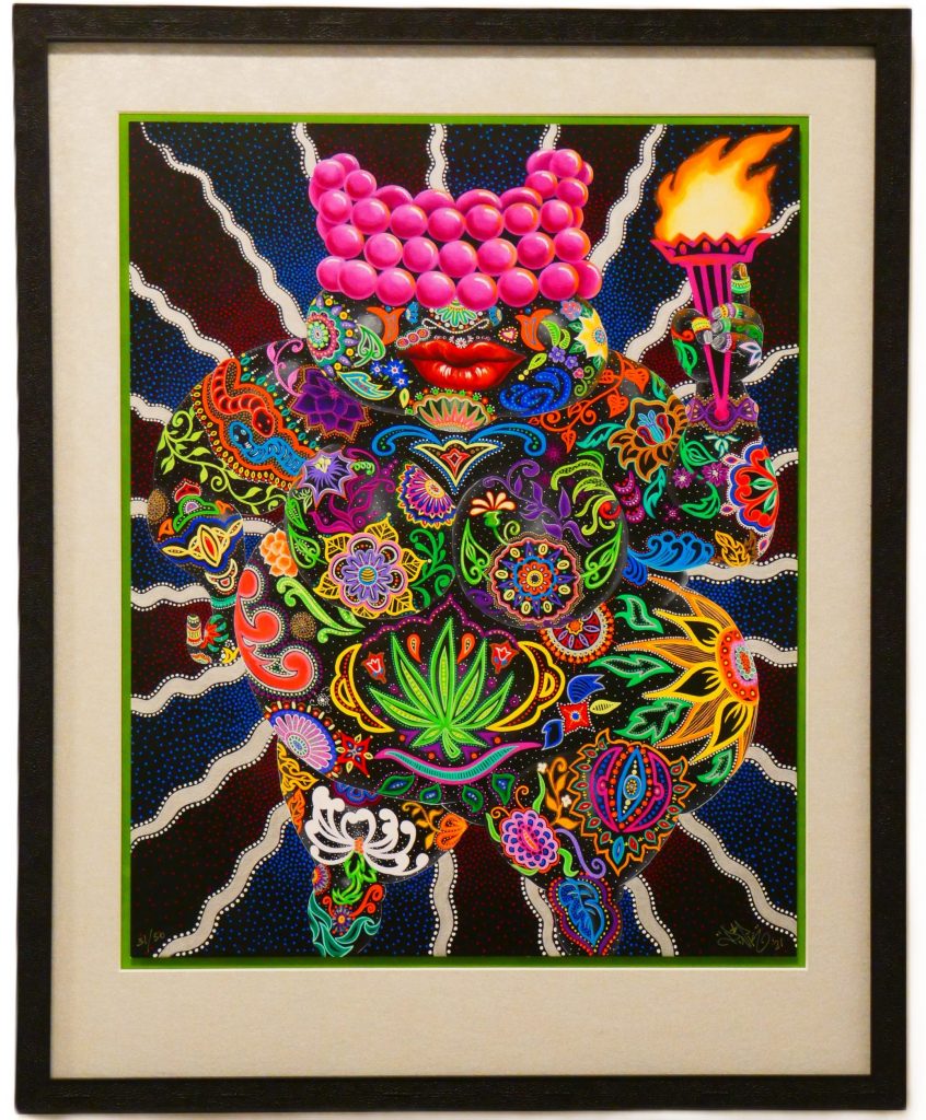 <strong>Black Venus</strong><br>
Lady Pink<br>
2021<br>
<br>
Giclée print on heavy paper