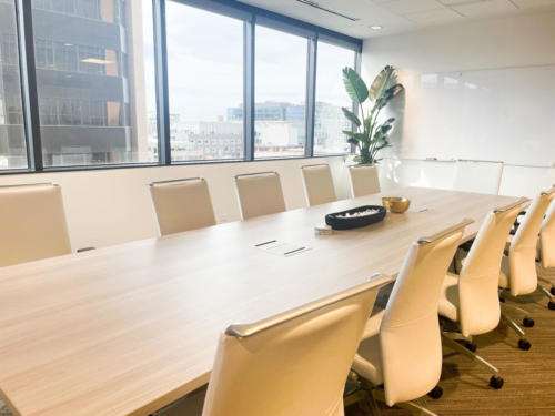 All of our collaboration spaces are named after street artists. Banksy is our main conference room.