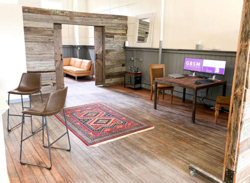 The lobby entrance at Ridgway